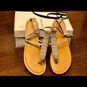 Tan Nine West Sandal